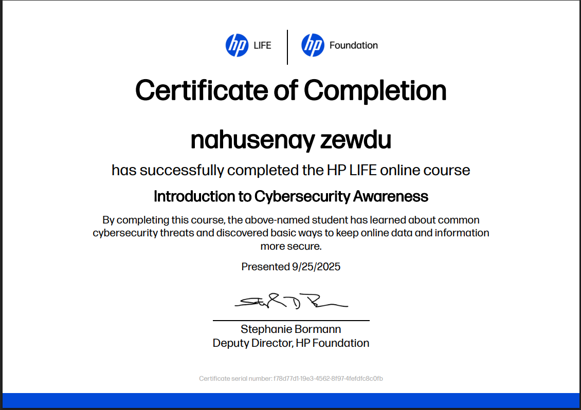 HP Cyber security